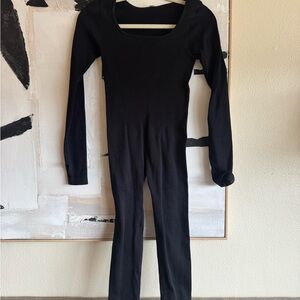 Black Long Sleeve Jumpsuit